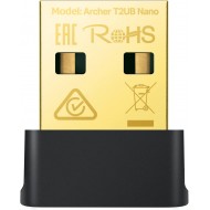 Adaptador USB Wireless TP-Link Archer T2U Nano, Dual Band (5GHz/2.4GHz), AC600